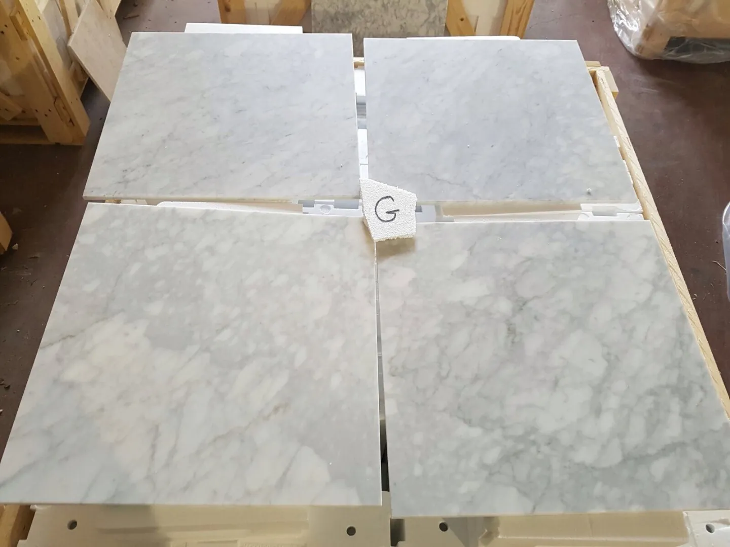 Bianco Carrara Marmor  Fliesen 457x457
